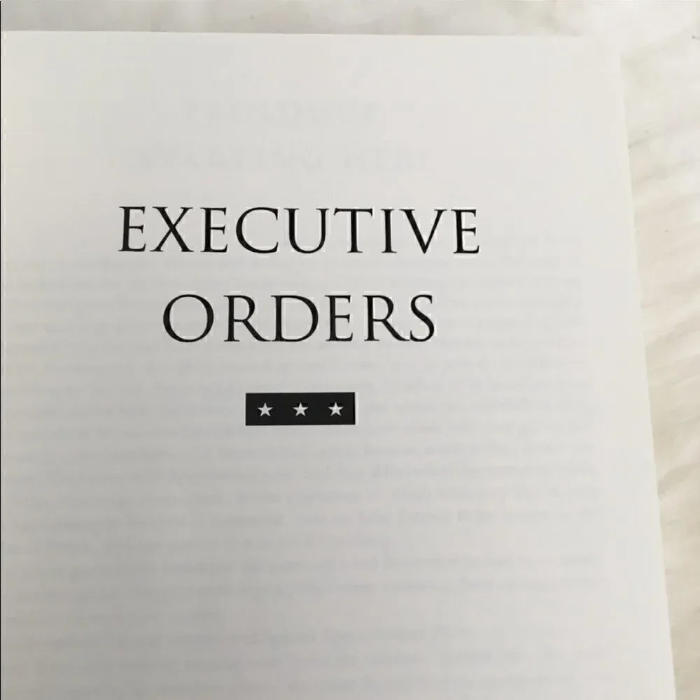 Executive Orders by Tom Clancy Book